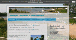 Desktop Screenshot of ferieninsel-tietzowsee.com