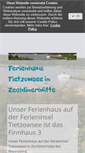 Mobile Screenshot of ferieninsel-tietzowsee.com